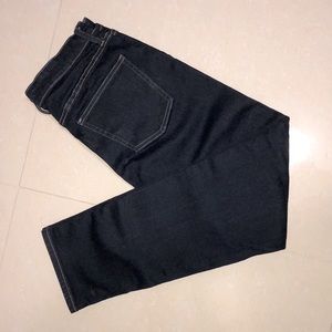 High Rise Straight Angle Jeans